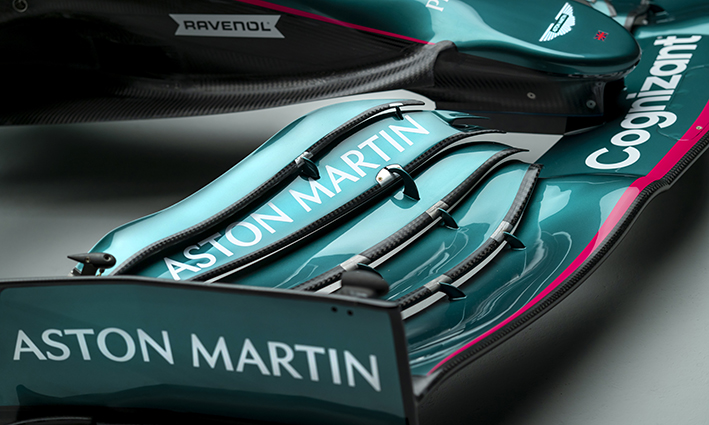 Aston Martin Cognizant AMR21 Formula 1 front wing