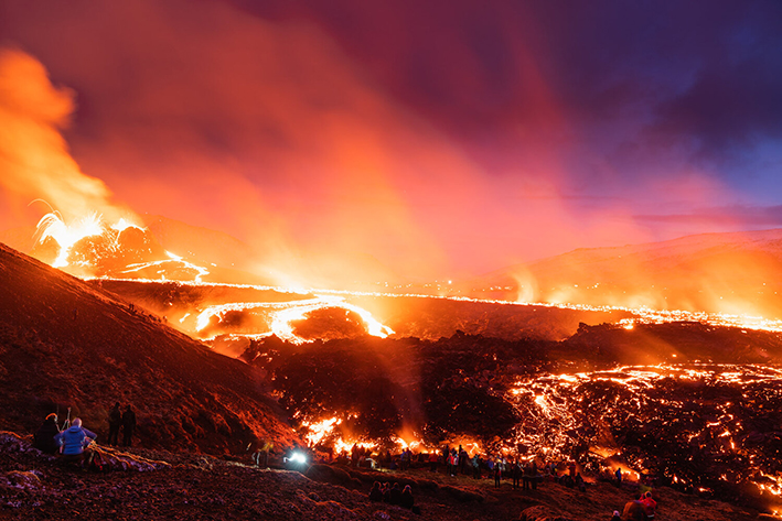 Iceland Volcano Eruption Mount Fagradalsfjall 2021