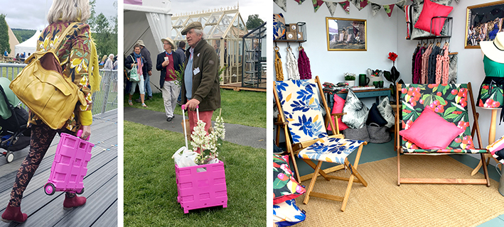 shopping at rhs flower show