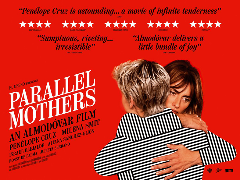 Parellel Mothers Pedro Almodovar Panelope Cruz film poster