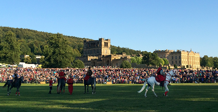 Showground entertainment at the chatsworth country fair