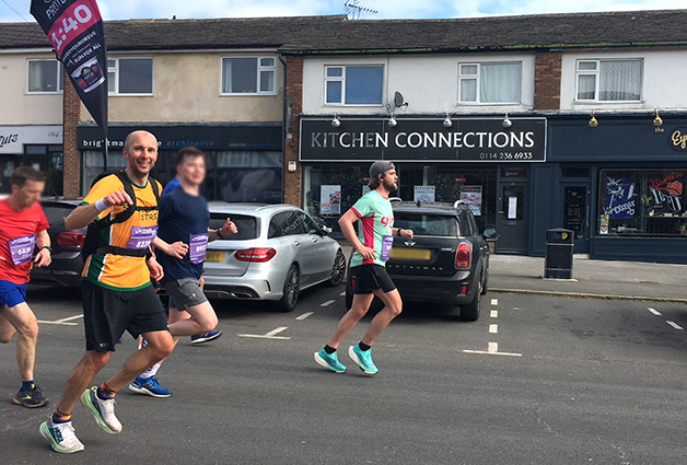Matt pacing the Sheffield Half marathon 2022 Top Tips to start running