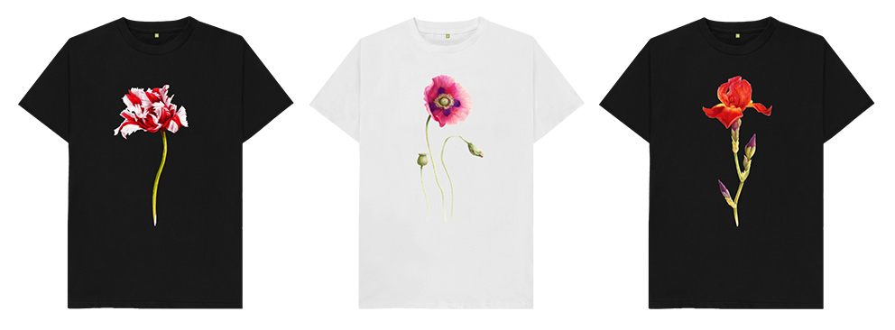 kiko perotti botanical tshirts