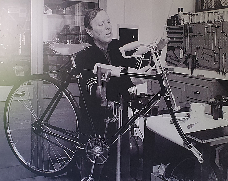 Sergio Sanvido in his workshop