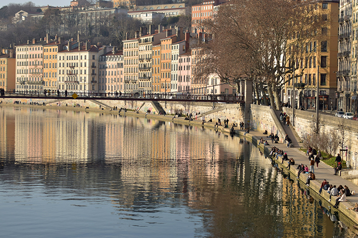 Lyon, the capital city in France’s Auvergne-Rhône-Alpes region, sits at the junction of the rRhône and Saône rivers