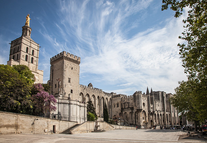 the Palais des Papes in Avignon