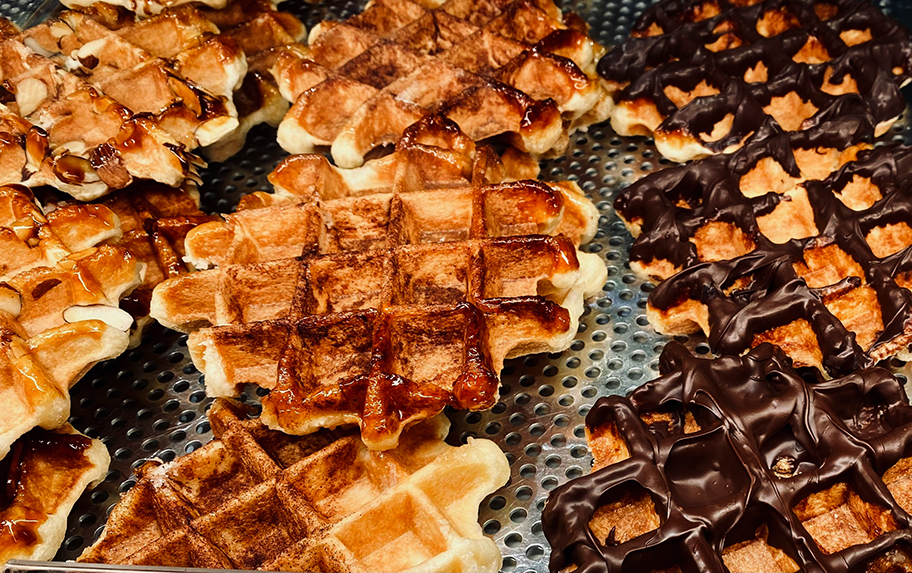 Waffles in Belgium